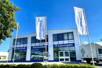 Claus Kindt Bürotechnik Ansicht des Unternehmens von Außen.